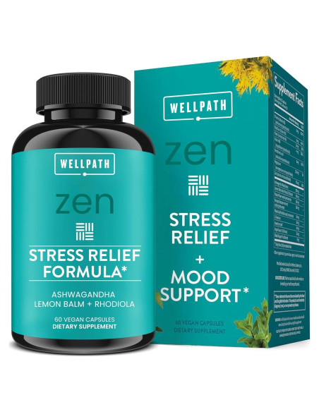 Suplemento de Alivio del Estrés WellPath Zen 60 Cápsulas Suplemento de Alivio del Estrés WellPath Zen 60 Cápsulas