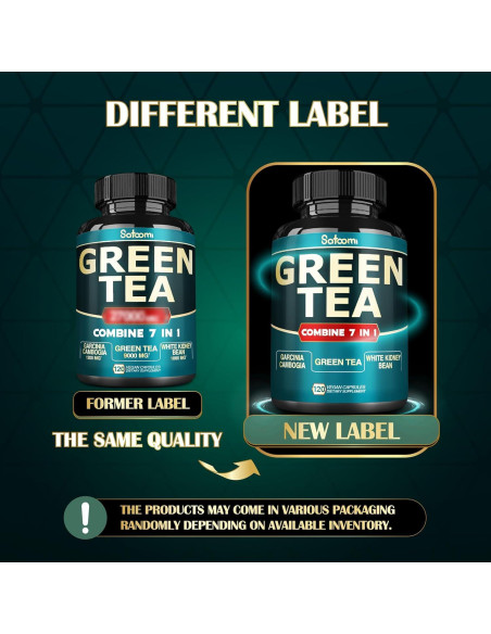 Cápsulas de Té Verde Satoomi 13200mg - 120 Unidades Cápsulas de Té Verde Satoomi 13200mg - 120 Unidades