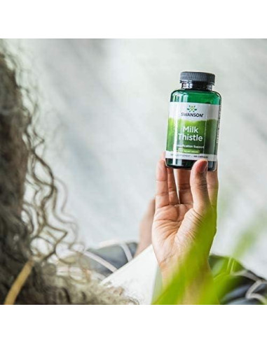 Suplemento de Cardo Mariano Swanson 1000mg - 100 Cápsulas