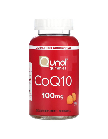 Gomitas Qunol CoQ10 100mg - Suplemento Vegano 90 unidades Gomitas Qunol CoQ10 100mg - Suplemento Vegano 90 unidades