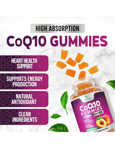Gomitas de CoQ10 100mg Nature's Nutrition - 60 Unidades