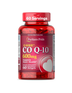 Suplemento Coenzima Q10 600mg Puritan's Pride 60 Cápsulas