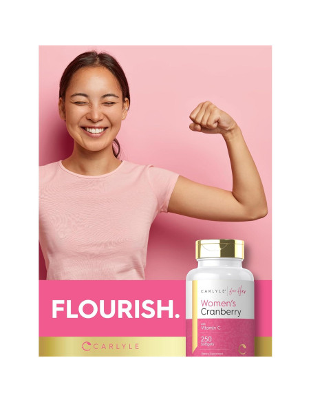 Píldoras de Arándano Carlyle para Mujeres 250 Softgels 8400 mg Píldoras de Arándano Carlyle para Mujeres 250 Softgels 8400 mg