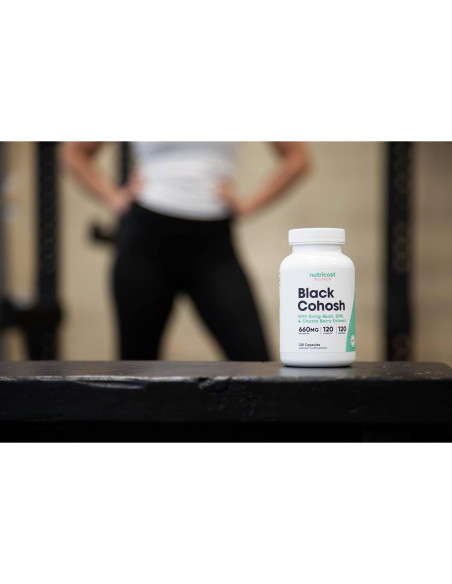 Cohosh Negro Nutricost 660mg 120 Cápsulas Vegetales para Mujeres Cohosh Negro Nutricost 660mg 120 Cápsulas Vegetales para Mujeres