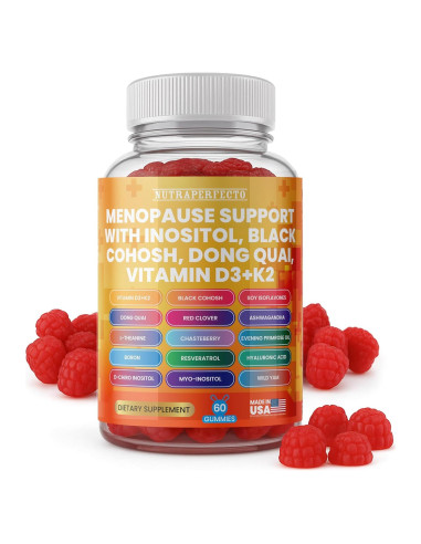 Gomitas Naturales para Menopausia NutraPerfecto 40+ Sin Azúcar