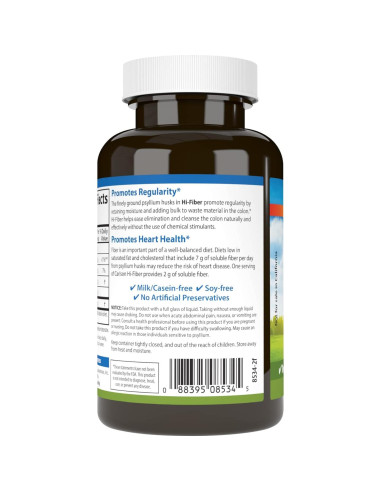 Cápsulas de Psyllium Carlson 100 unidades - Salud del Colon