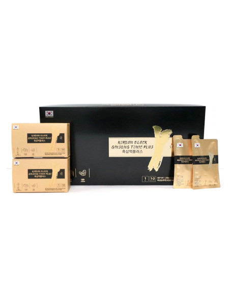 Tónico de Ginseng Negro Coreano GeumHeuk 50ml x 30 Bolsas Tónico de Ginseng Negro Coreano GeumHeuk 50ml x 30 Bolsas