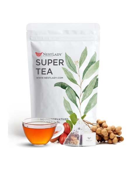 Té de Baya de Goji Nestlady con Dátil Rojo y Longan - 15 Bolsitas Té de Baya de Goji Nestlady con Dátil Rojo y Longan - 15 Bolsitas
