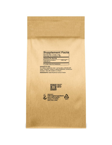 Hongo Reishi 450g Ingredientes Originales Puros Suplemento