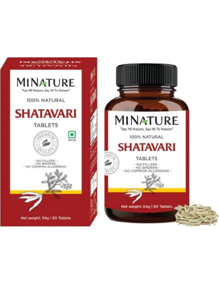 Tabletas de Shatavari Mi Nature - 90 Tabletas 1000mg - Natural Tabletas de Shatavari Mi Nature - 90 Tabletas 1000mg - Natural