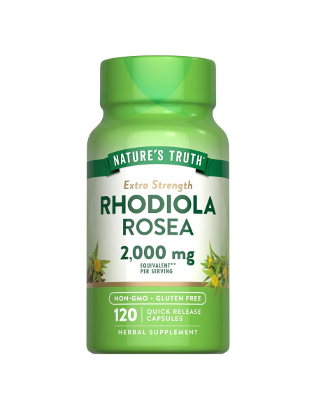 Extracto de Rhodiola Rosea Nature's Truth 2000mg 120 Cápsulas Extracto de Rhodiola Rosea Nature's Truth 2000mg 120 Cápsulas