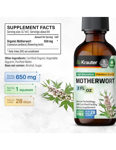 Tintura de Madre Selva BioKrauter 60 ml - Suplemento Vegano Tintura de Madre Selva BioKrauter 60 ml - Suplemento Vegano