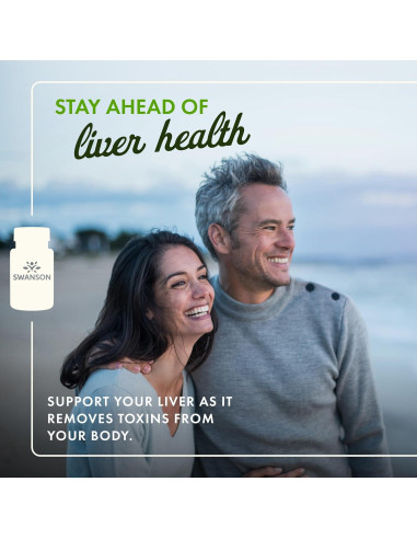 Suplemento Herbal Cardo Mariano Swanson 120 Cápsulas 80% Silimarina