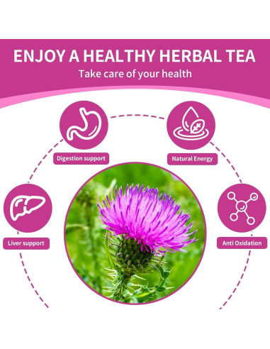 Té Herbal de Cardo Lechero Tempoak - 60 Bolsitas 181 g