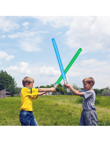 16 Sables de Luz Inflables LIYDE para Fiesta Star Wars 78.74 cm