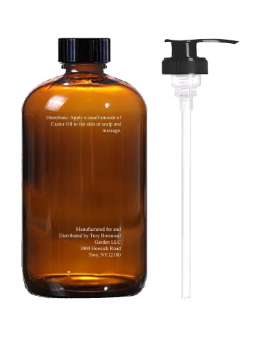 Aceite de Ricino 473 ml - 100% Puro y Natural - Prensado en Frío