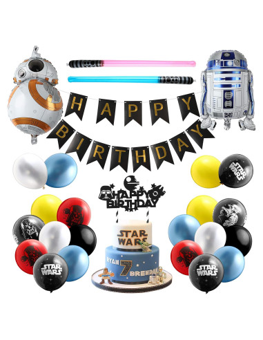 Suministros de Fiesta Galaxy Wars HAOORYX 35 Piezas