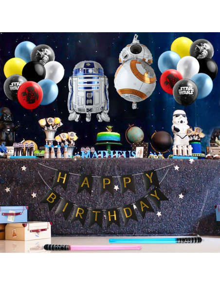 Suministros de Fiesta Galaxy Wars HAOORYX 35 Piezas Suministros de Fiesta Galaxy Wars HAOORYX 35 Piezas