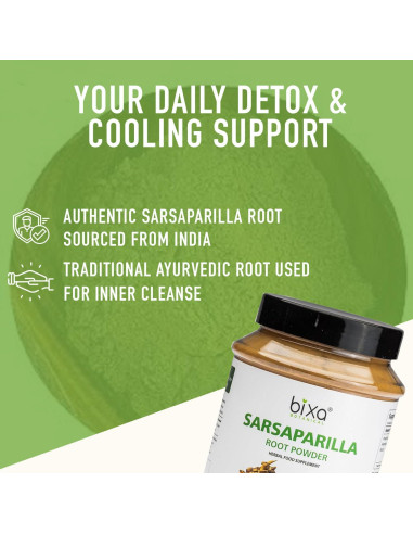 Polvo de Raíz de Sarsaparilla Bixa Botanical 0.45 kg Vegano