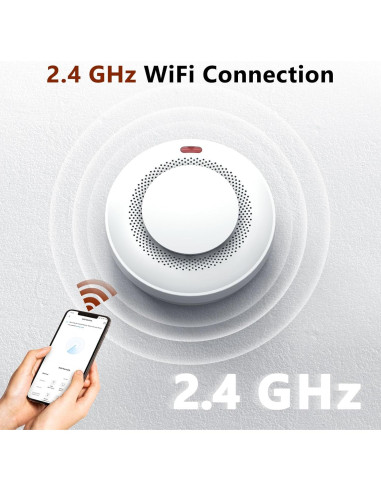 Detector de Humo Inteligente Uingarm WiFi 6 Unidades 85dB
