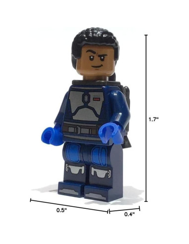 Minifigura LEGO Star Wars Piloto Mandaloriano 4.32 cm