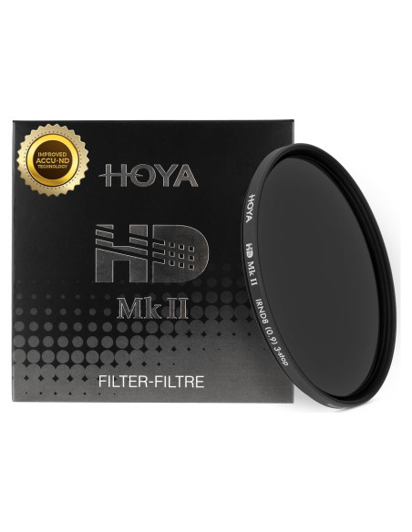 Filtro ND Hoya 49mm HD Mk II IRND8 - Densidad Neutra 3 Paradas Filtro ND Hoya 49mm HD Mk II IRND8 - Densidad Neutra 3 Paradas
