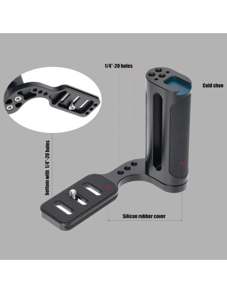 Mango Lateral Universal Fotga para Cámara DSLR Sin Espejo Mango Lateral Universal Fotga para Cámara DSLR Sin Espejo