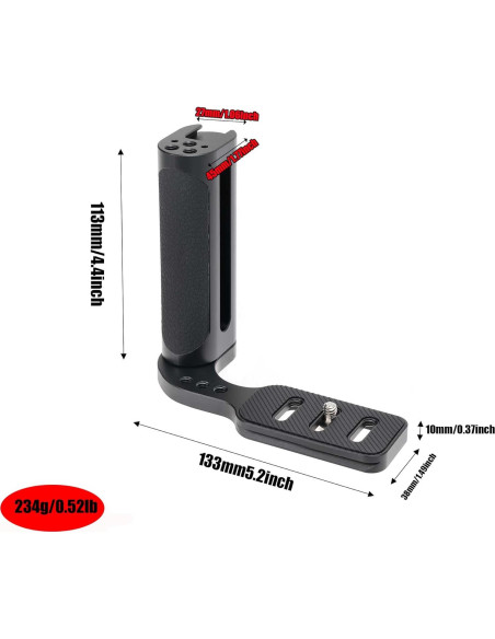Mango Lateral Universal Fotga para Cámara DSLR Sin Espejo Mango Lateral Universal Fotga para Cámara DSLR Sin Espejo
