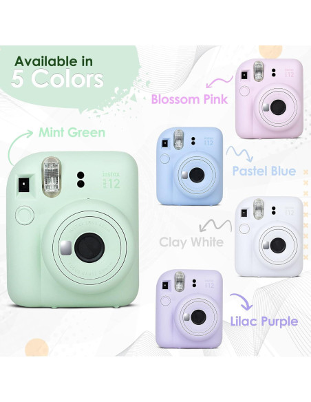 Cámara Fujifilm Instax Mini 12 + 60 fotos + accesorios Cámara Fujifilm Instax Mini 12 + 60 fotos + accesorios
