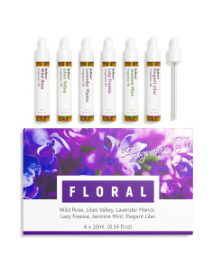 Conjunto de Aceites Aromáticos Premium Benatu Floral 6 Pcs