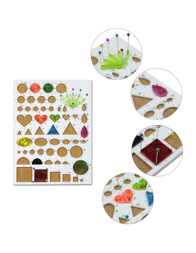Kit de Papel Quilling YURROAD 900 Piezas 5mm con Herramientas