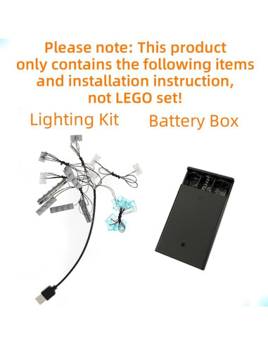 Kit de Luz LED para Lego 75257 Halcón Milenario - Iluminación
