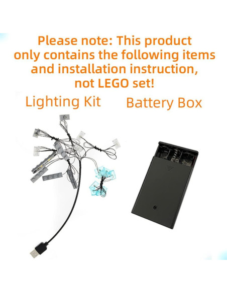 Kit de Luz LED para Lego 75257 Halcón Milenario - Iluminación Kit de Luz LED para Lego 75257 Halcón Milenario - Iluminación
