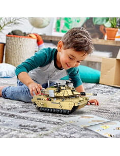 Bloque de Construcción Tanque Militar dOvOb M1A2 Abrams 1080 PCS 2