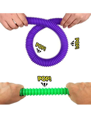 32 Tubos Pop Antiestrés Rifang para Niños y Adultos