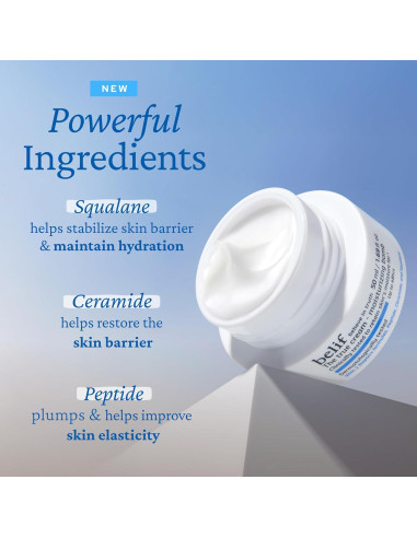 Crema Hidratante Belif 50ml con Ceramida y Péptido