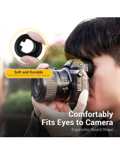 Copa ocular de silicona suave Jinjiacheng DK-29 para Nikon Z6 Z5 2