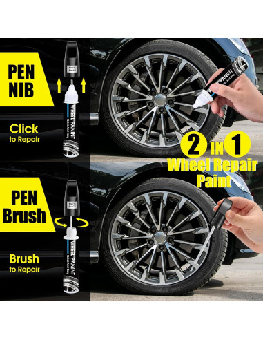Kit de Reparación de Llantas Evlisrtpk Negro Mate 12ml