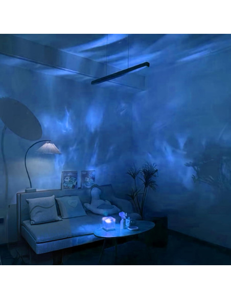 Proyector de Olas del Océano WESEA Tamaño Ampliado Luz Nocturna Proyector de Olas del Océano WESEA Tamaño Ampliado Luz Nocturna