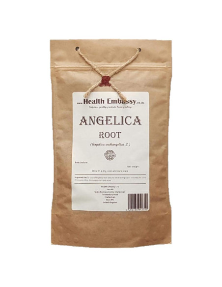 Raíz de Angélica Health Embassy 100g - Té Natural Libre de OGM Raíz de Angélica Health Embassy 100g - Té Natural Libre de OGM