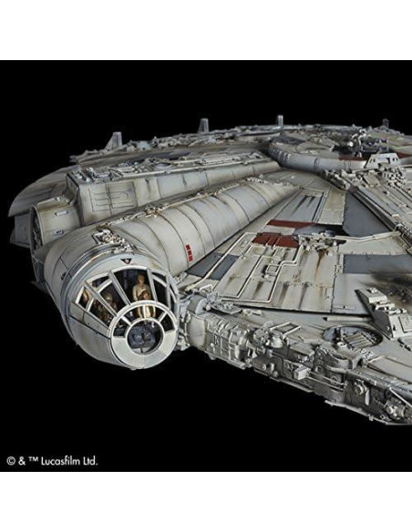 Kit de Modelo Halcón Milenario Bandai 1:72 Star Wars PG Kit de Modelo Halcón Milenario Bandai 1:72 Star Wars PG