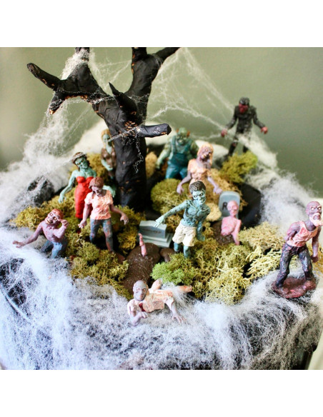 Figuras de Zombie Safari Ltd Super TOOB - 12 Miniaturas para Halloween Figuras de Zombie Safari Ltd Super TOOB - 12 Miniaturas para Halloween
