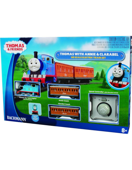 Set de Tren Eléctrico Thomas y Amigos Bachmann HO con Annie y Clarabel Set de Tren Eléctrico Thomas y Amigos Bachmann HO con Annie y Clarabel