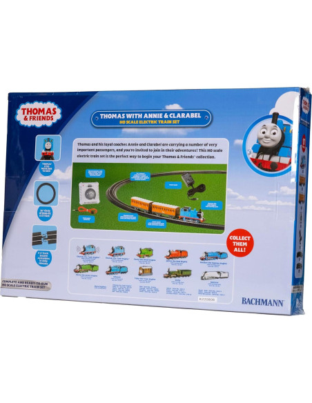 Set de Tren Eléctrico Thomas y Amigos Bachmann HO con Annie y Clarabel Set de Tren Eléctrico Thomas y Amigos Bachmann HO con Annie y Clarabel