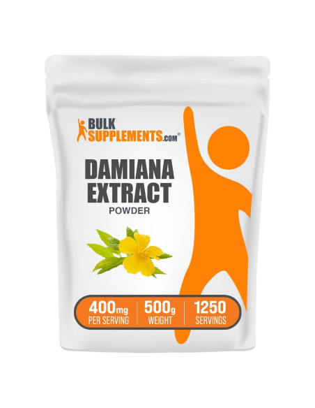 Polvo de Extracto de Damiana BulkSupplements 500g Suplemento Herbal Polvo de Extracto de Damiana BulkSupplements 500g Suplemento Herbal