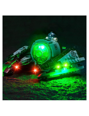 Kit de Luz LED Hilighting para Lego Yoda's Jedi Starfighter
