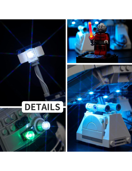 Kit de Luz LED Kyglaring para Lego R2-D2 75379 - Ilumina tu Modelo Kit de Luz LED Kyglaring para Lego R2-D2 75379 - Ilumina tu Modelo