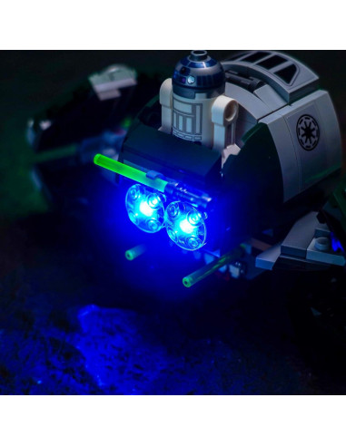 Kit de Luz LED Hilighting para Lego Yoda's Jedi Starfighter