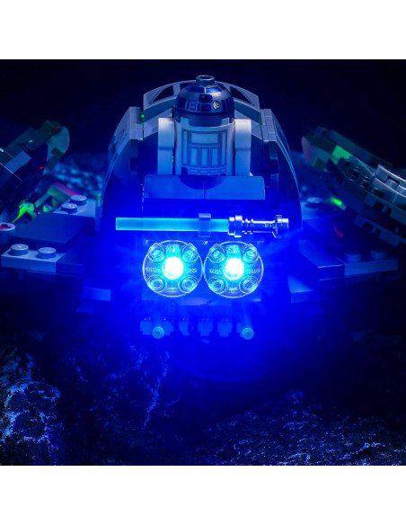 Kit de Luz LED Hilighting para Lego Yoda's Jedi Starfighter Kit de Luz LED Hilighting para Lego Yoda's Jedi Starfighter