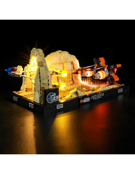 Kit de Luz LED YEABRICKS para Diorama Star Wars 75380 Kit de Luz LED YEABRICKS para Diorama Star Wars 75380